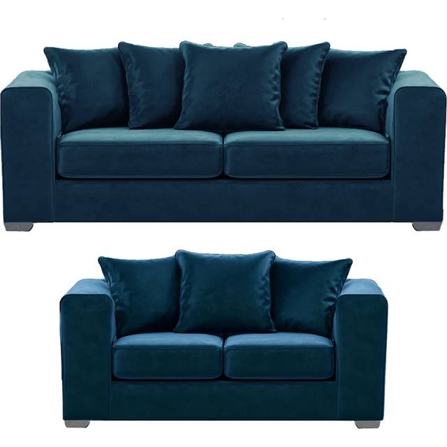 Abshure 2 - Piece Living Room Set - Blue (2)