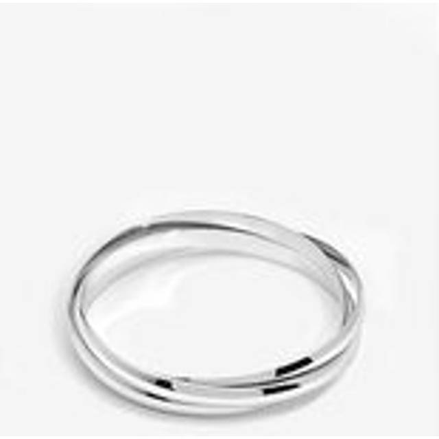 Jon Richard Jon Richard Silver Plated Interlock Bangles