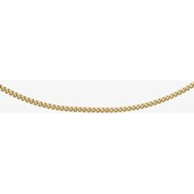 9ct Yellow Gold Diamond Cut Curb Chain 1.13.0025