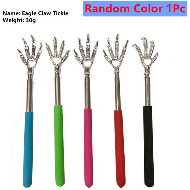 (a-Eagle claw 1pc) Back Massager Ghost Claw Stainless Steel Back Scratcher Massager Kit Scraper Extendable Telescoping Itch Health Products