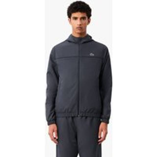 Lacoste – Performance – Svart quiltad jacka med dragkedja-Svart/a