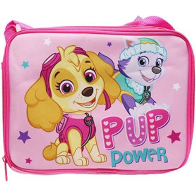 Girls pink paw patrol thermal insulated school dinner lunch bag sandwich box