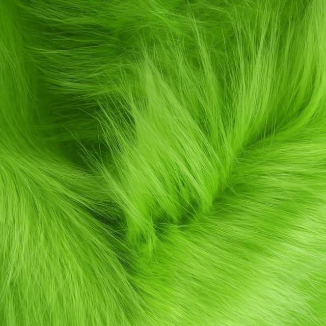 Faux Fur Fabric Shaggy craft Fur for crafts gnomes costume Decoration Pre cut Fabric(20x20 inches Lime)