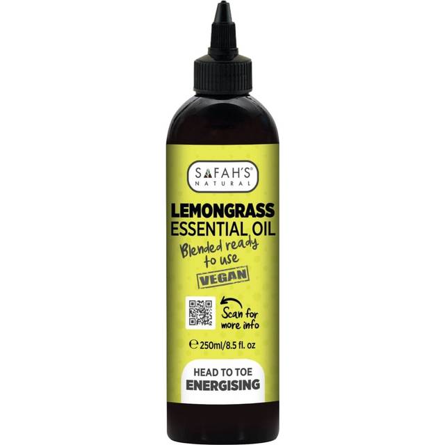 Safah's natural lemongrass essential oil (100% pure) 250 ml uk seller