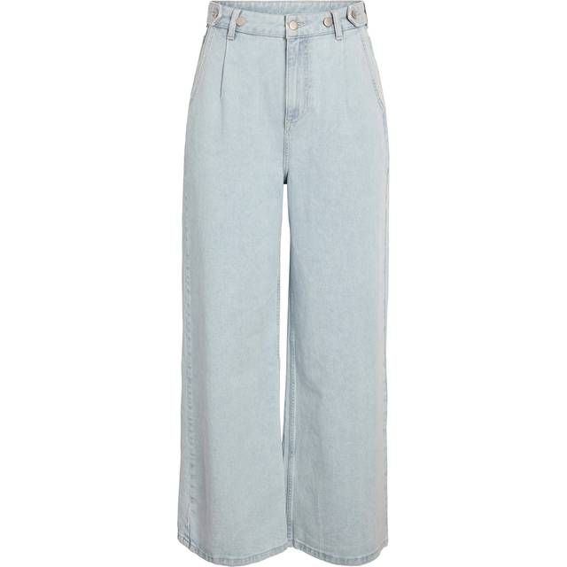 NOISY MAY Nmsewa Hw Wide Jeans En014Lb Sk |Blå |31 x 32