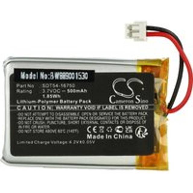 Vhbw - Battery Replacement for SportDog SDT54-16750 for Dog Collar Trainer (500mAh, 3.7 v, Li-polymer)