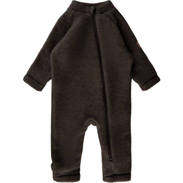 Mikk-Line Dark Brown Melange Uld Dragt