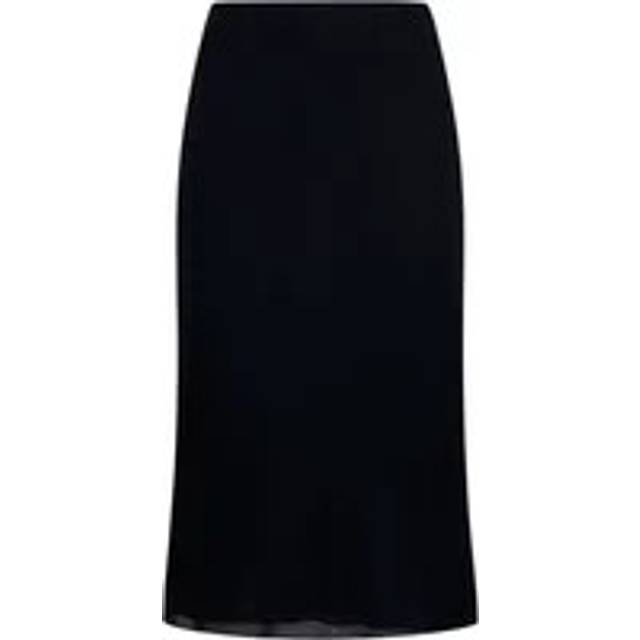 KHAITE Black 'The Leema' Midi Skirt - 200 BLACK - XL