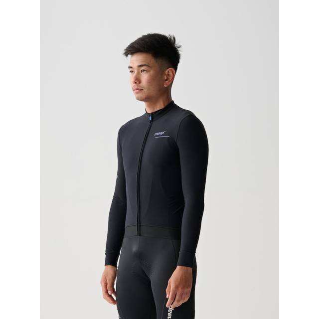 MAAP Training Thermal Long Sleeve Jersey 2.0 - Black / Lavender