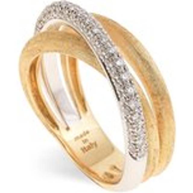 Marco Bicego Jaipur Link 18ct Yellow and White Gold Diamond Ring - S