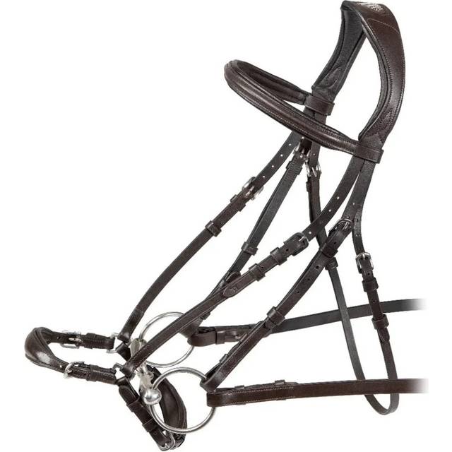 (Pony, Havana) Velociti Rapida Leather Horse Noseband Bridle