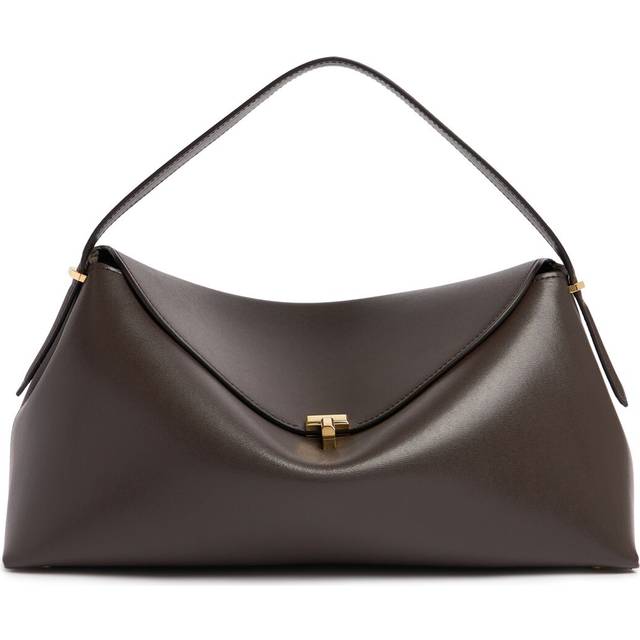 T-Lock leather shoulder bag - TOTEME - gender_Woman - Brown (UNI)