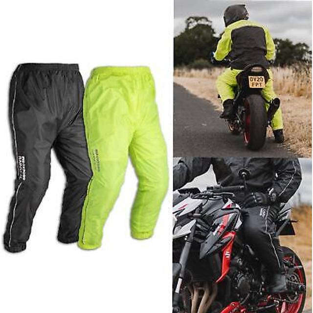 Oxford Rainseal Motorcycle Pants - Black - X-Large, Black