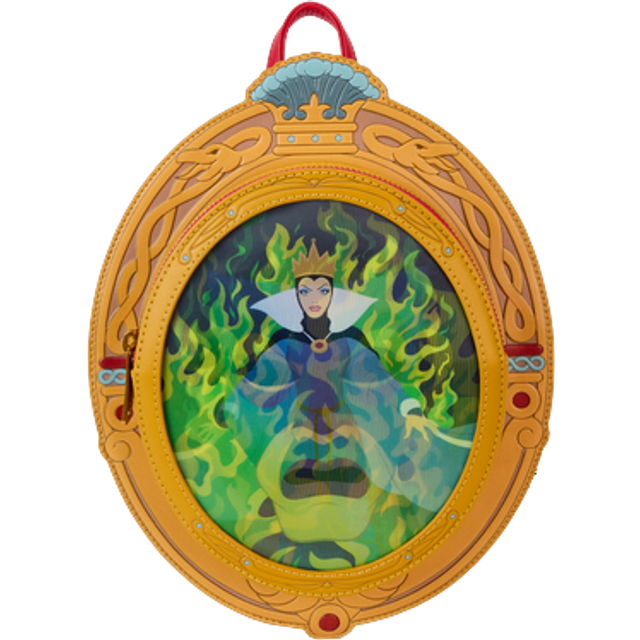 LOUNGEFLY Evil Queen Mirror Mirror Lenticular Backpack - Disney