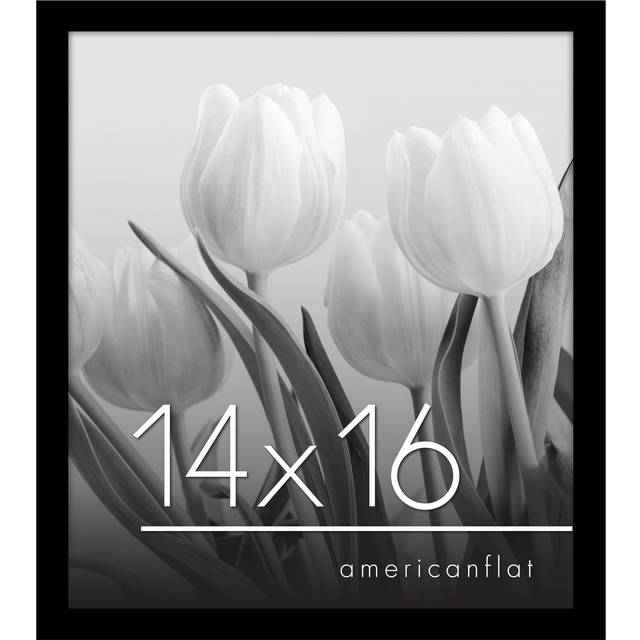 Americanflat 14x16 Picture Frame with Polished Plexiglass - Epic Collection - Gallery Wall Frames with Engineered Wood - Photo Frame for Wall Display