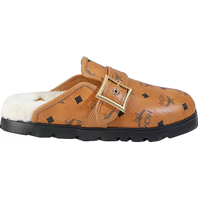 MCM Loafers - U Mcm l Vst Flat Mules - cognac - Loafers for ladies - 7 (UK)