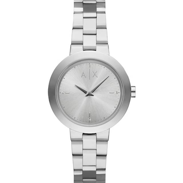 Armani Exchange Ladies' Silver Tone Stainless Steel Bracelet Watch