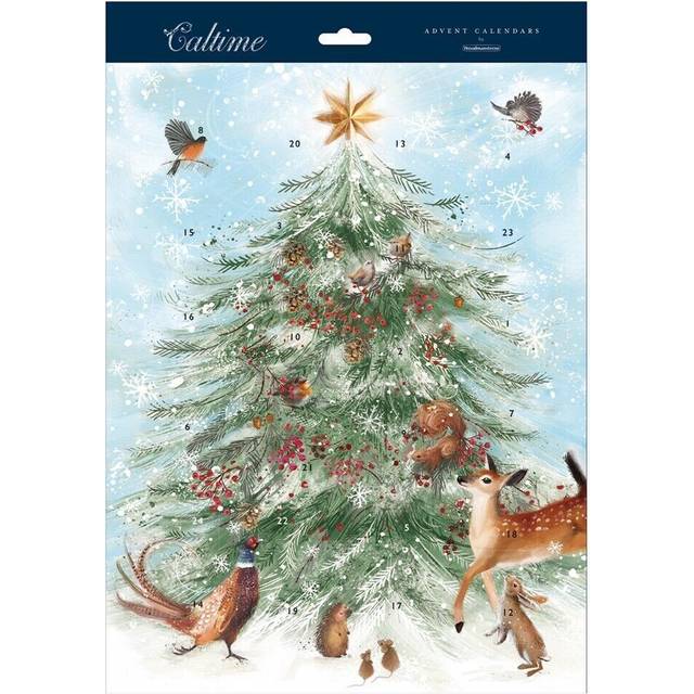 Traditional Large Advent Calendar Round The Tree Christmas Advent Calendar Gift