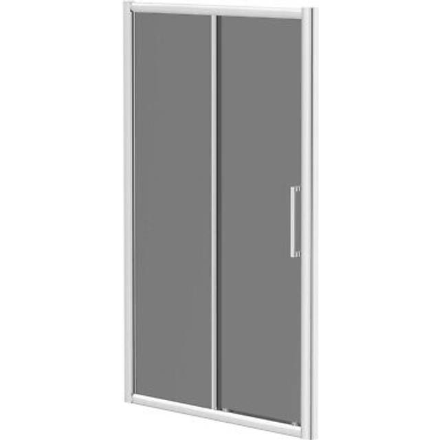 Wholesale Domestic Series 9 Chrome Tinted Glass Sliding Shower Door | Chrome/Tinted | Glass/Metal | 1200mm