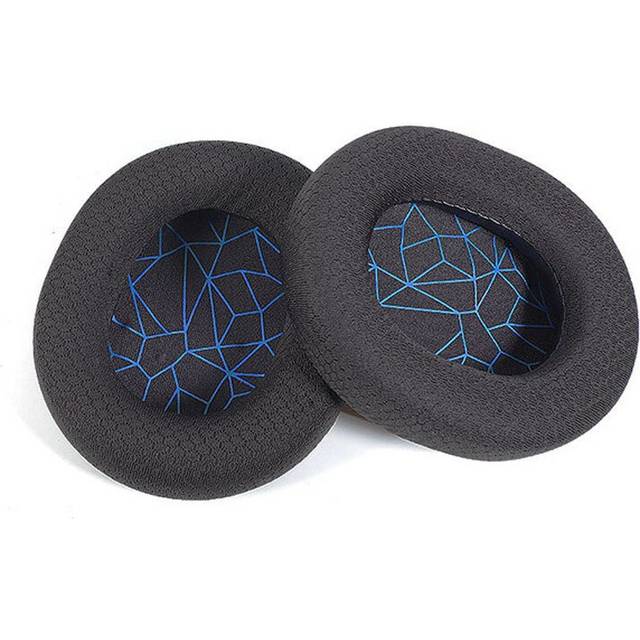 L&#xE4;mplig f&#xF6;r steelseries arctis 1/3/5/7/9/ pro &#xF6;ronkuddar h&#xF6;rlursfodral head beam svampdyna h&#xF6;rselk&#xE5;por - Bl&#xE5; rutn&#xE4;t