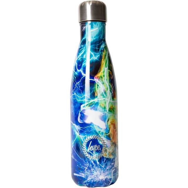 Hype Boys Blue Lightning Storm Thermal Water Bottle - One Size / Multi