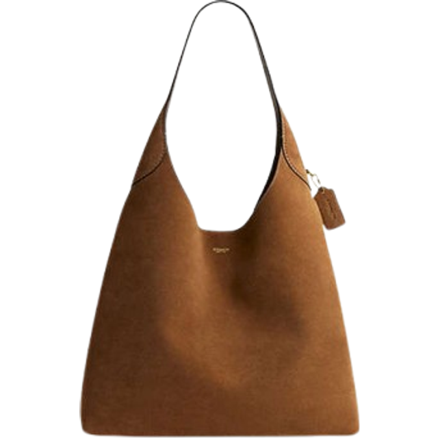 Coach Brooklyn 39 Suede Shoulder Bag - Brown
