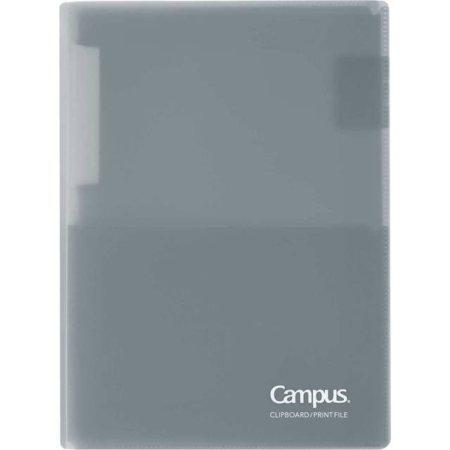 Kokuyo Campus Clipboard Print File, Clip Folder, File Folder, A4, Gray, Japan Import (FU-CEH755M)