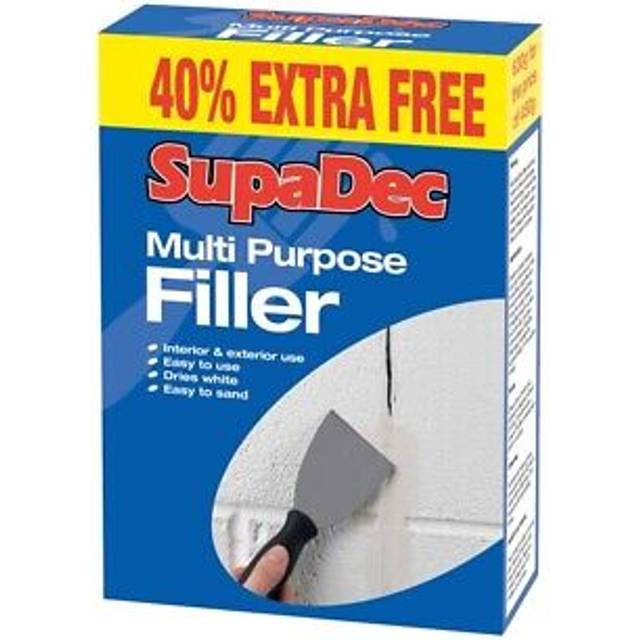 Supadec white multi purpose filler interior & exterior use paintable 400g