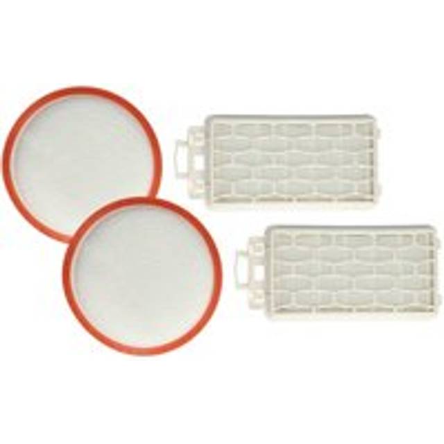 Vhbw - Filter Set compatible with Dirt Devil Black Label MC1 M3250-6, MC1 M3250-7 Vacuum Cleaner - 4x Filter (exhaust filter, motor filter)