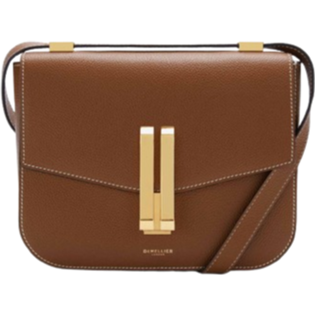 The Vancouver Crossbody Bag - Tan - Founded in 2017 with a vision of empowerment, DeMellier's creations are designed in London and handcrafted by artisans in Europe. Blending heritage and modernity, the name reflects founder Mireia’s Spanish and French roots, capturing tradition and innovation in every design.