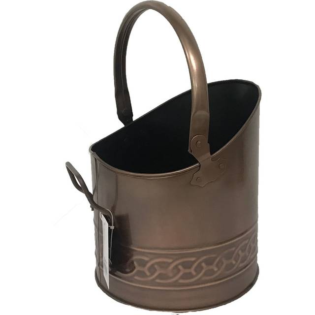 Sianna Steel Log Carrier - Antique Copper