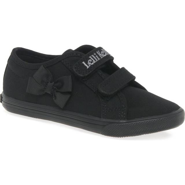 Lelli Kelly Lily Infant Girls Canvas Shoes Colour: Black Canvas, Size: 7 / 25, Fit: Std unless stated in colour