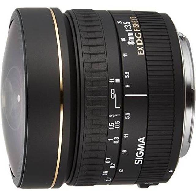 SIGMA single focus fisheye lens 8mm F3.5 EX DG CIRCULAR FISHEYE for canon circumferential fisheye Full size compatible 485276