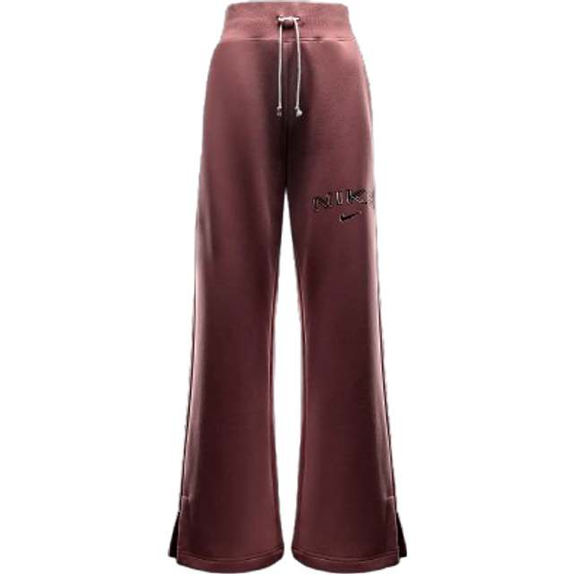 Nike, Sweatpants, female, Pink, S, High-Rise Fleece Sportswear in Candy Pink