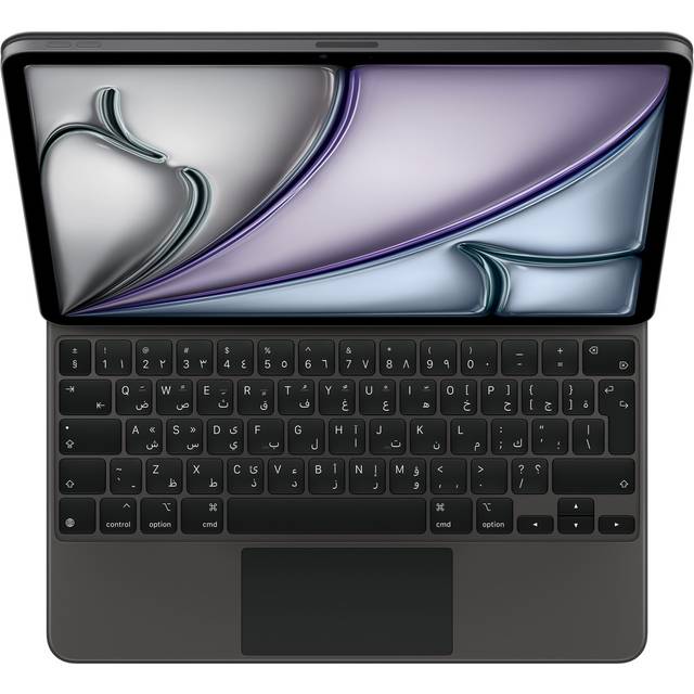 Apple Magic Keyboard (till 12,9-tums iPad Pro - femte generationen) - arabiskt - vit