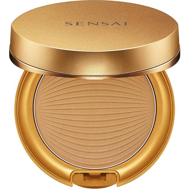 Sensai Silky Bronze Natural Veil Compact Kompakt puder-foundation med uppljusande och mjukgörande effekt Skugga SC04 Dark 8,5 g