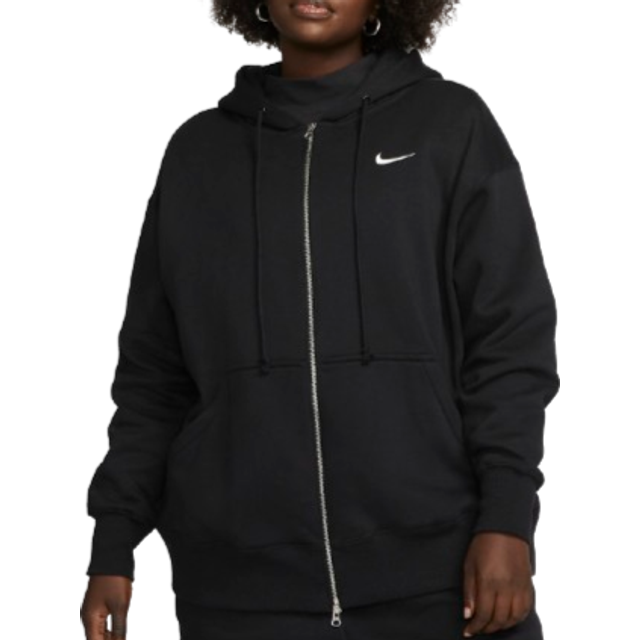 Nike DV4979-010 W NSW PHNX FLC FZ OS Hoodie PL Lång Jersey 2X