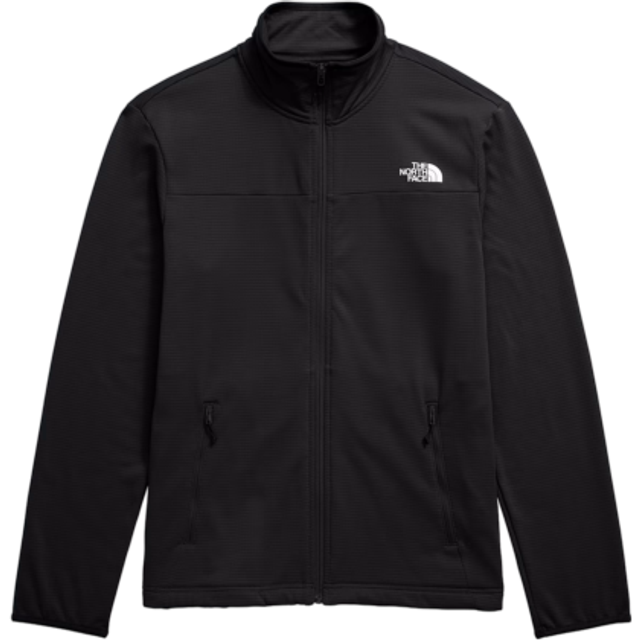 The North Face - Cedar Trail Grid Fleece Fullzip Jacket - Fleece jacket size S, black