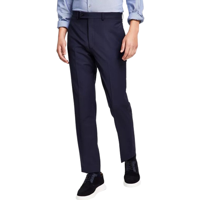 Calvin Klein Jerome herrbyxor, Marinblå byxa, 44 Lång