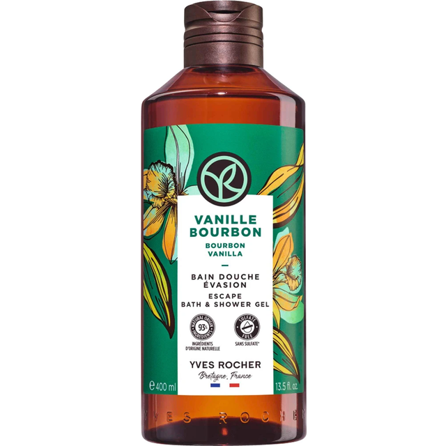 Yves Rocher Shower Gel Bourbon Vanilla 400ml