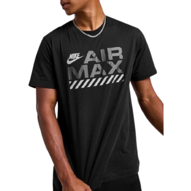 (Black, XL) Nike Air Max Mens T Shirts Casual Graphic Tee