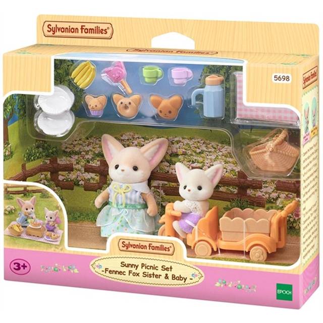 Sylvanian Families Picknickset Ökenräv Syster & Bebis