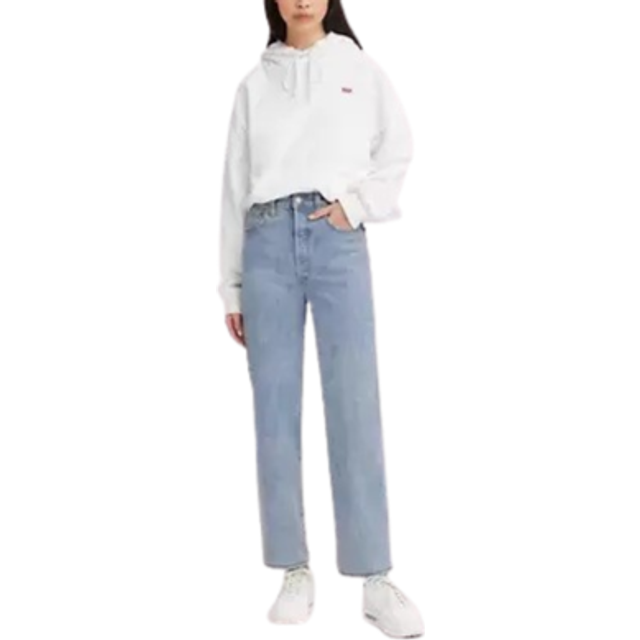 Levi's dam Jeans Ribcage Straight Ankle, Ribcage rak ankel Z0569 lätt indigo worn in, 26W / 27L