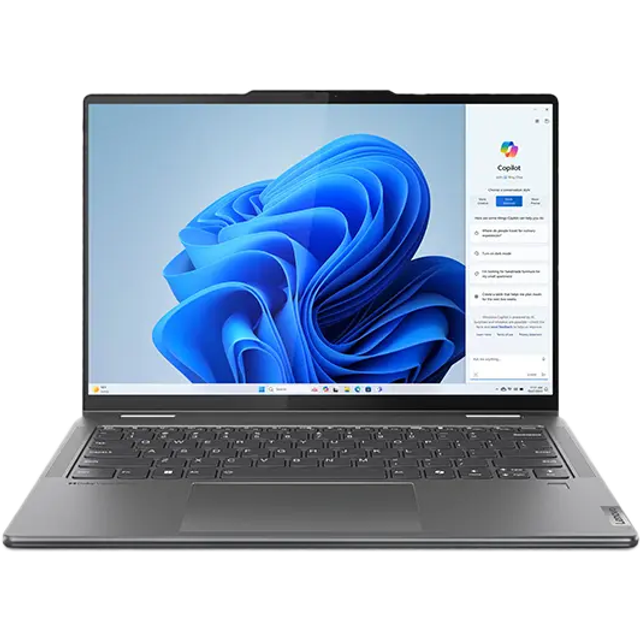 Lenovo Yoga 7i 2-in-1 Gen 9 14'' Intel Intel® Core Ultra 5 125H-processor E-kärnor upp till 3,60 GHz P-kärnor upp till 4,50 GHz, Windows 11 Home 64, 512 GB SSD M.2 2242 PCIe Gen4 TLC