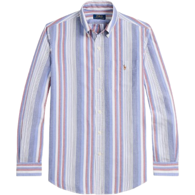 Polo Ralph Lauren Oxford Cotton Custom-Fit Shirt - XXL - Multi