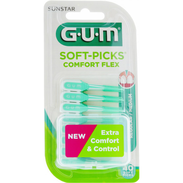 GUM Soft-Picks Comfort Flex MEDIUM 40 st.