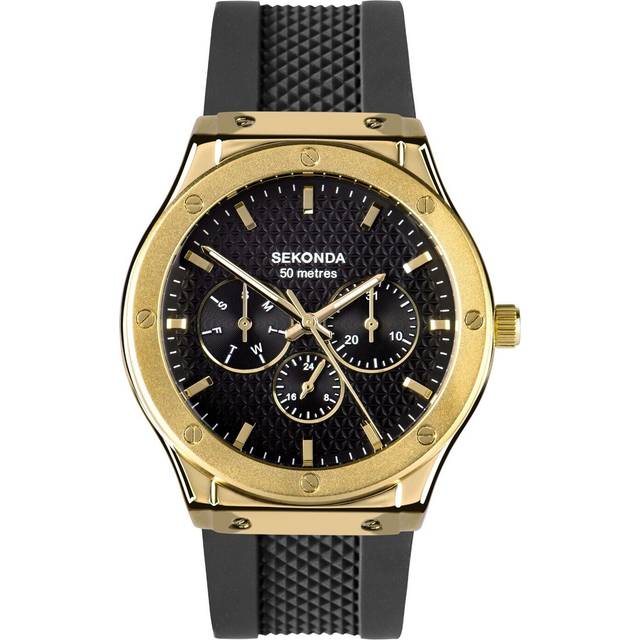 Sekonda Titan Gold Case Watch 30233 - Black