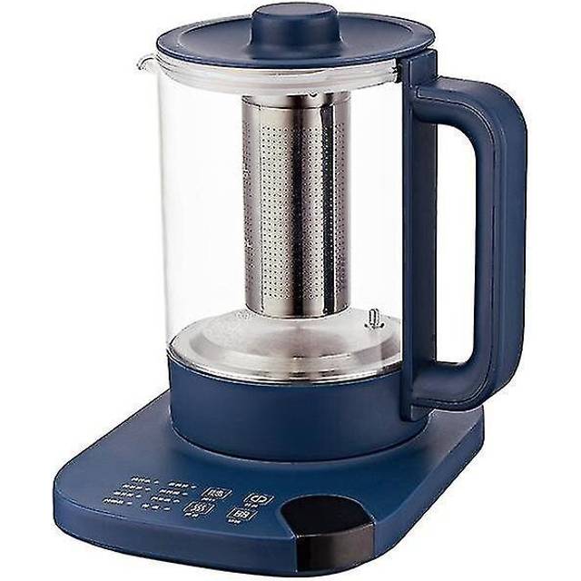 220v/800w Health Pot Office Home Multi-functional Small Glass Electric Kettle Integrated Heat Preservation Flower Tea Pot 1.8l
