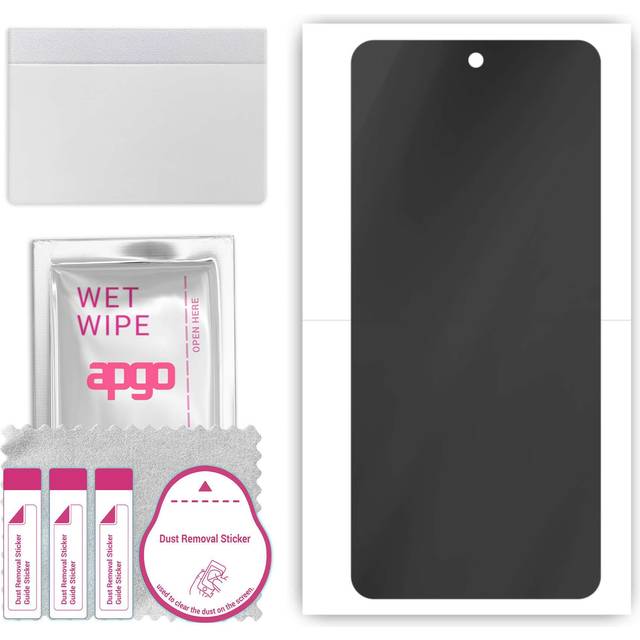apgo Hydrogel Privacy Matte Screen Protector for Motorola Moto G24, Anti Spy, Hydrogel Film, Flexible, Soft TPU with positioning layer easy installati