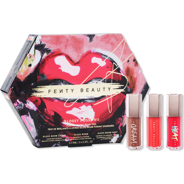 FENTY BEAUTY Glossy Posse VII full storlek glans bomb trio